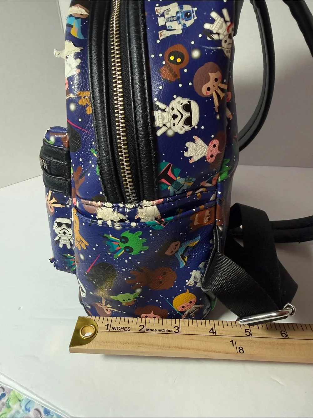 Loungefly Kids Star Wars Navy Multi-Character Mini Backpack